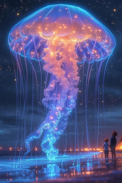 Jellyfish: Jellyfish Beach by David Loblaw