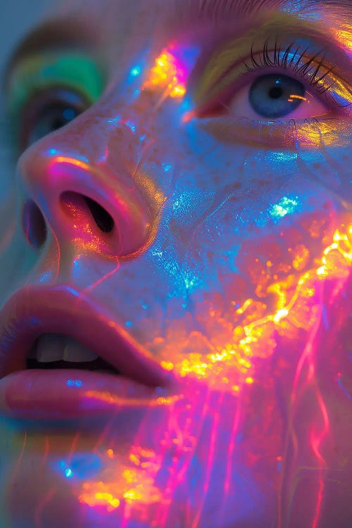 Neon Beauty by David Loblaw wall art