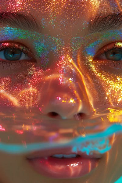 Liquid Beauty by David Loblaw framed canvas print