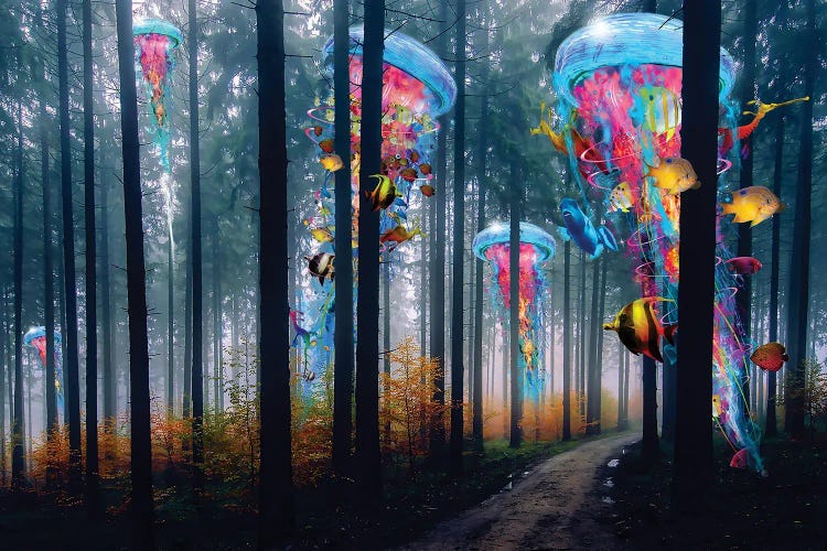 Forest Of Super Electric Jellyfish