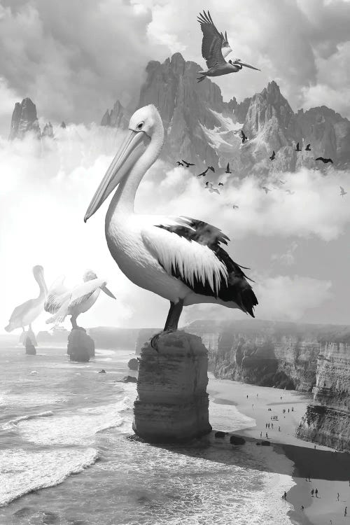 Giant Pelicans Peak by David Loblaw wall art