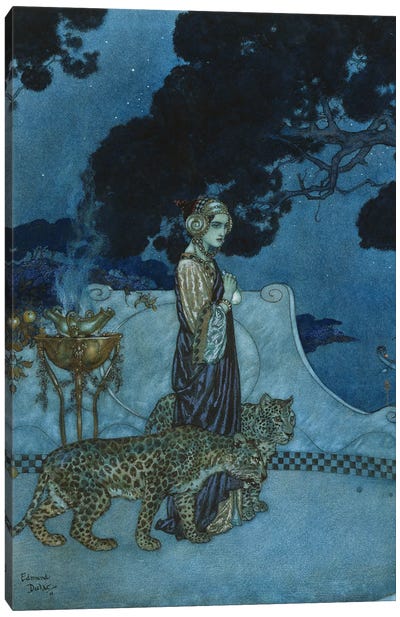 Circe, 1911 Canvas Art Print - Edmund Dulac