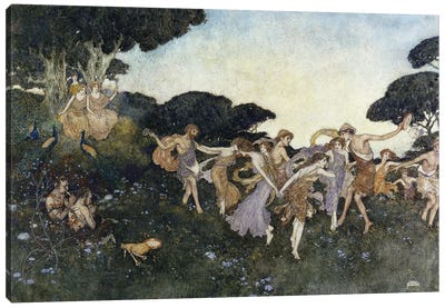 Scene From The Tempest, Canvas Art Print - Edmund Dulac