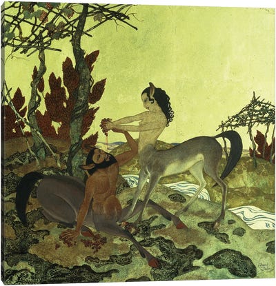 Autumn, 1921 Canvas Art Print - Edmund Dulac
