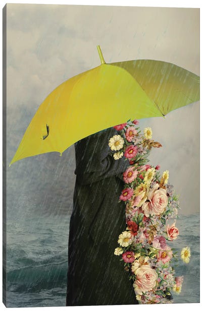 Healing Canvas Art Print - Umbrella Art