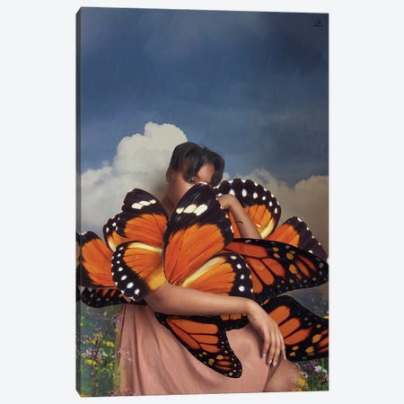 Butterfly Canvas Print #DLE45} by Deandra Lee Canvas Art Print