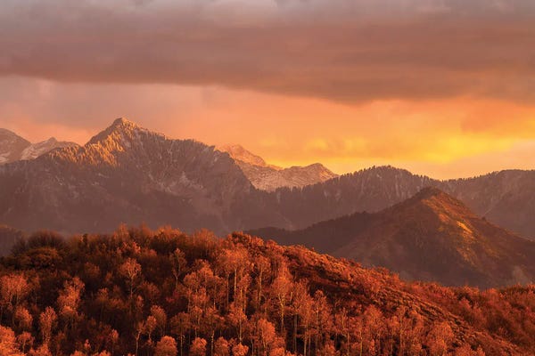 Dustin LeFevre: Wasatch Sunset by Dustin LeFevre