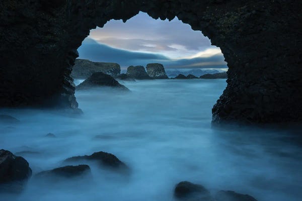 Iceland: Arnarstapi Arch by Dustin LeFevre