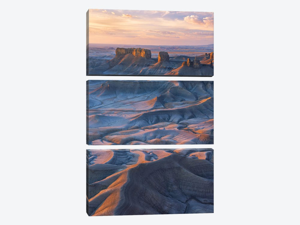 Into The Badlands by Dustin LeFevre 3-piece Canvas Wall Art