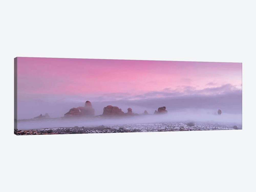Turret Arch Panorama by Dustin LeFevre 1-piece Canvas Wall Art