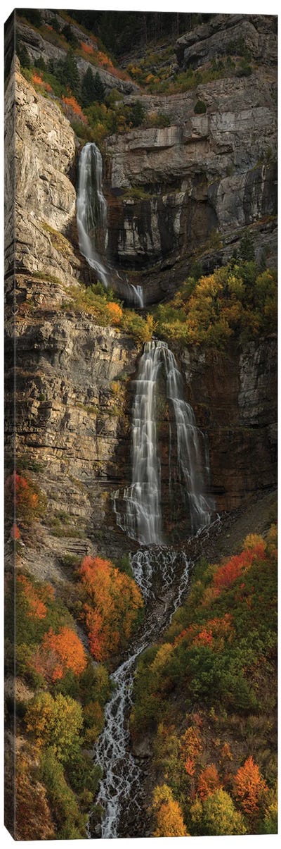 Bridal Veil Falls Canvas Art Print - Waterfall Art