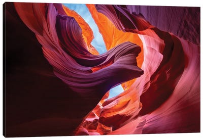 Sacred Flow Canvas Art Print - Sunset Shades