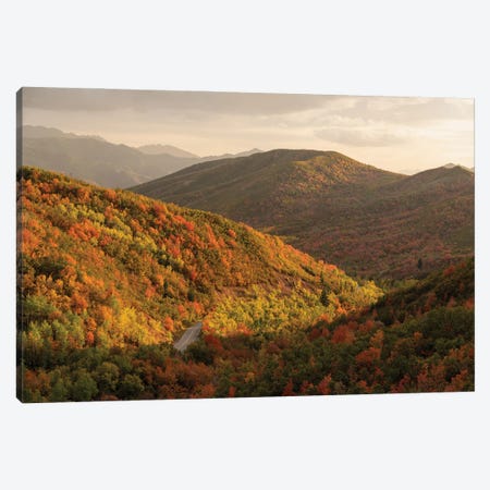 East Canyon Sunset Canvas Print #DLF191} by Dustin LeFevre Canvas Wall Art