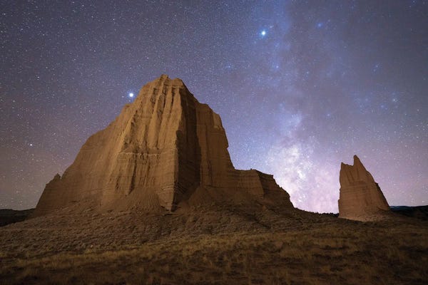 Utah: Upper Cathedral Valley Milky Way by Dustin LeFevre