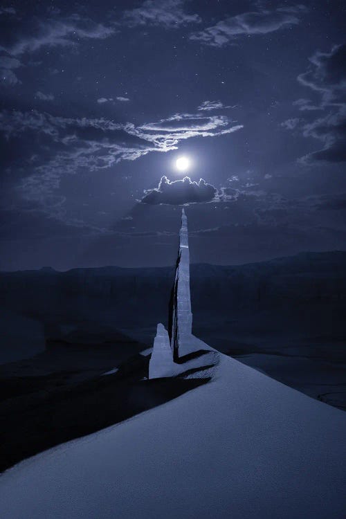 Inspired Moon by Dustin LeFevre wall art