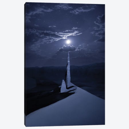 Inspired Moon Canvas Print #DLF211} by Dustin LeFevre Canvas Print