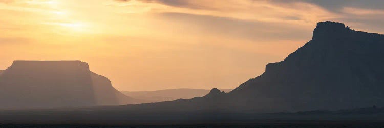 Factory Butte Sunset Panorama
