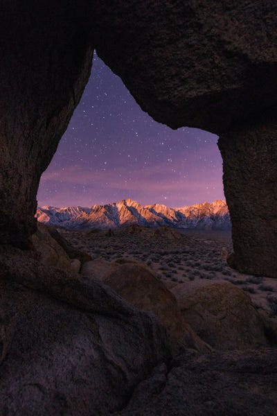 Dustin LeFevre: Sierra Nevada Moonrise by Dustin LeFevre