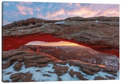 Mesa Arch Sunrise Canvas Art Print - Dustin LeFevre