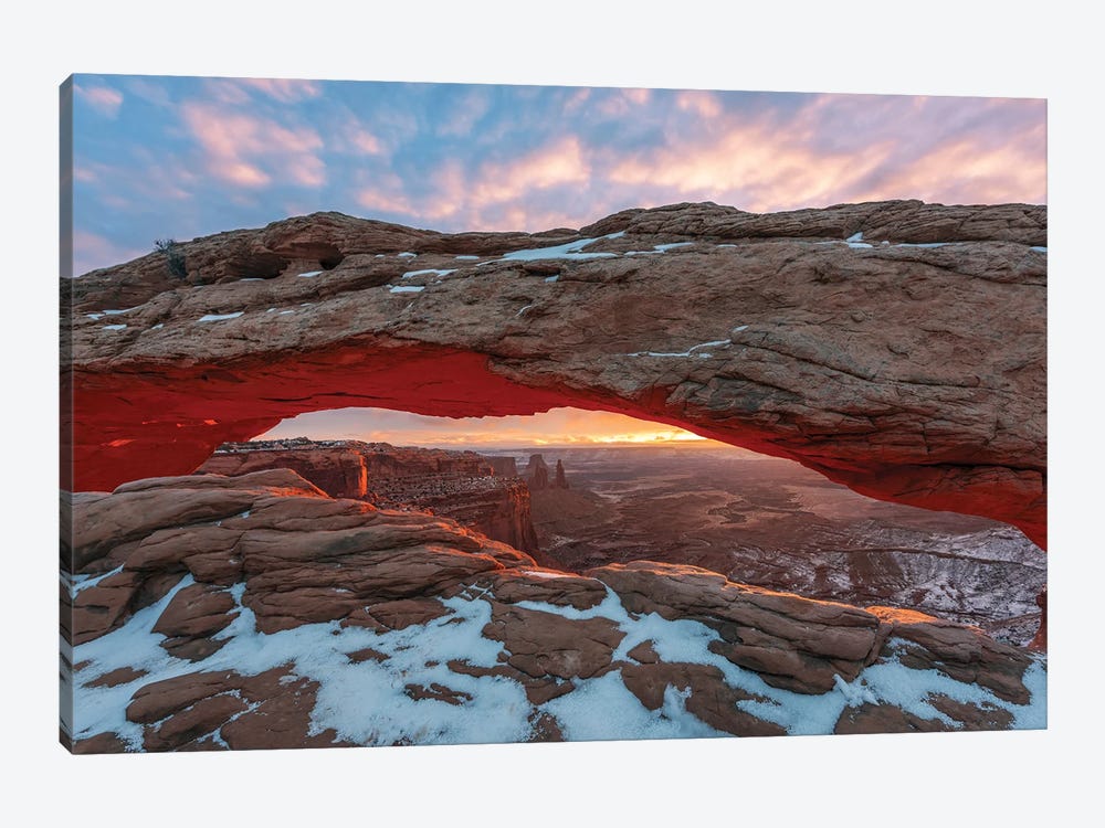 Mesa Arch Sunrise by Dustin LeFevre 1-piece Canvas Wall Art