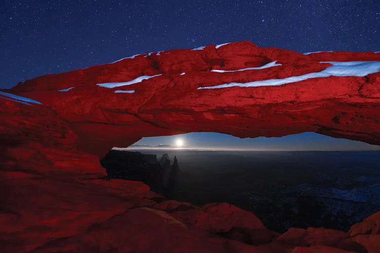 American Moonrise by Dustin LeFevre wall art