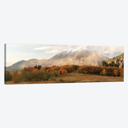 Timpanogos Veil Panorama Canvas Print #DLF52} by Dustin LeFevre Canvas Artwork