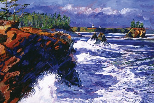 David Lloyd Glover: Jagged Coastline by David Lloyd Glover