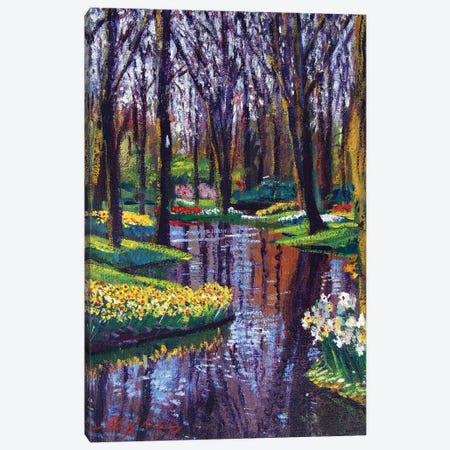 Keukenhof Park In Spring Canvas Print #DLG101} by David Lloyd Glover Canvas Art
