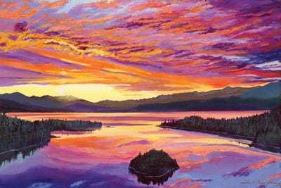 Lake Tahoe Sky by David Lloyd Glover framed wall art