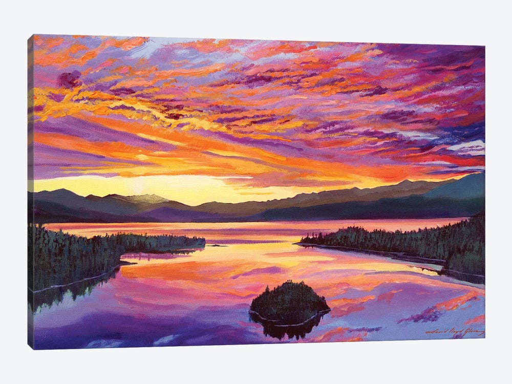 Lake Tahoe Sky by David Lloyd Glover 1-piece Canvas Artwork