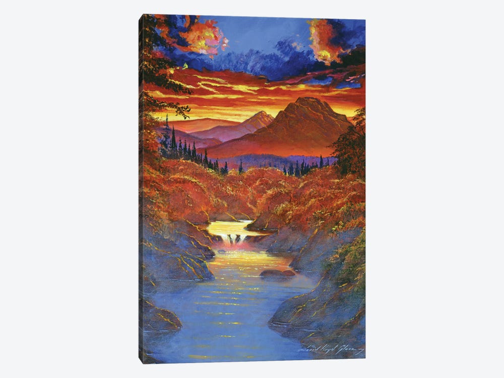 Sunset In The Valley by David Lloyd Glover 1-piece Art Print