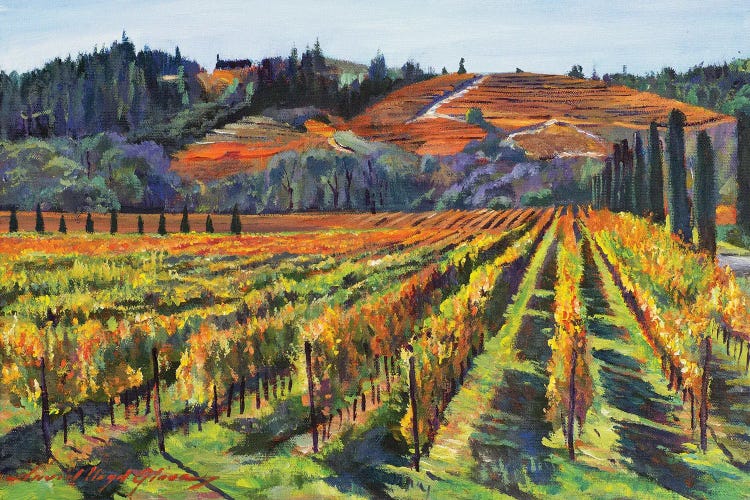 Napa Cabernet Harvest by David Lloyd Glover wall art