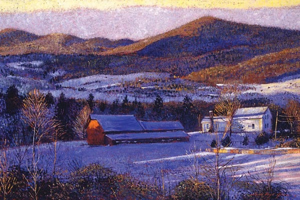 David Lloyd Glover: Ohio Winter Blue by David Lloyd Glover