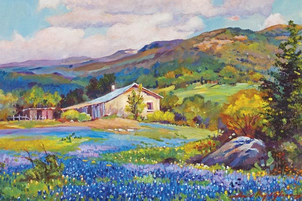 Gardens & Floral Landscapes: Old Texas Ranch by David Lloyd Glover