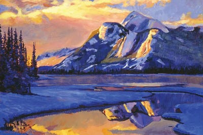 Iced Blue by David Lloyd Glover canvas print