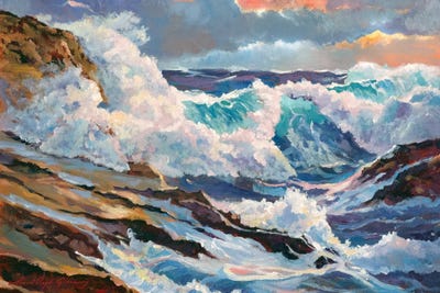 Pacific Storm by David Lloyd Glover canvas print