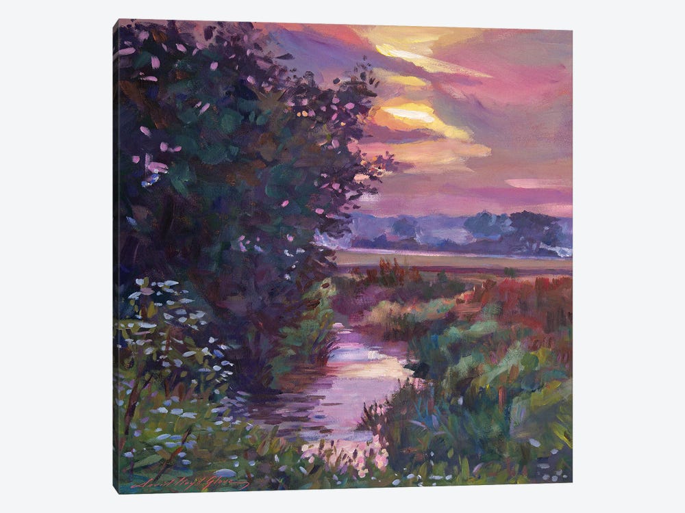 Sunrise Creek by David Lloyd Glover 1-piece Canvas Print