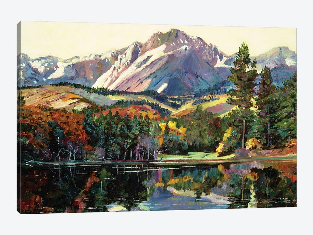 Painter's Lake by David Lloyd Glover 1-piece Canvas Art