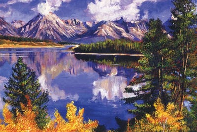 Pristine Blue by David Lloyd Glover framed wall art