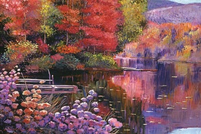 Reflections Of A Perfect Moment by David Lloyd Glover canvas print