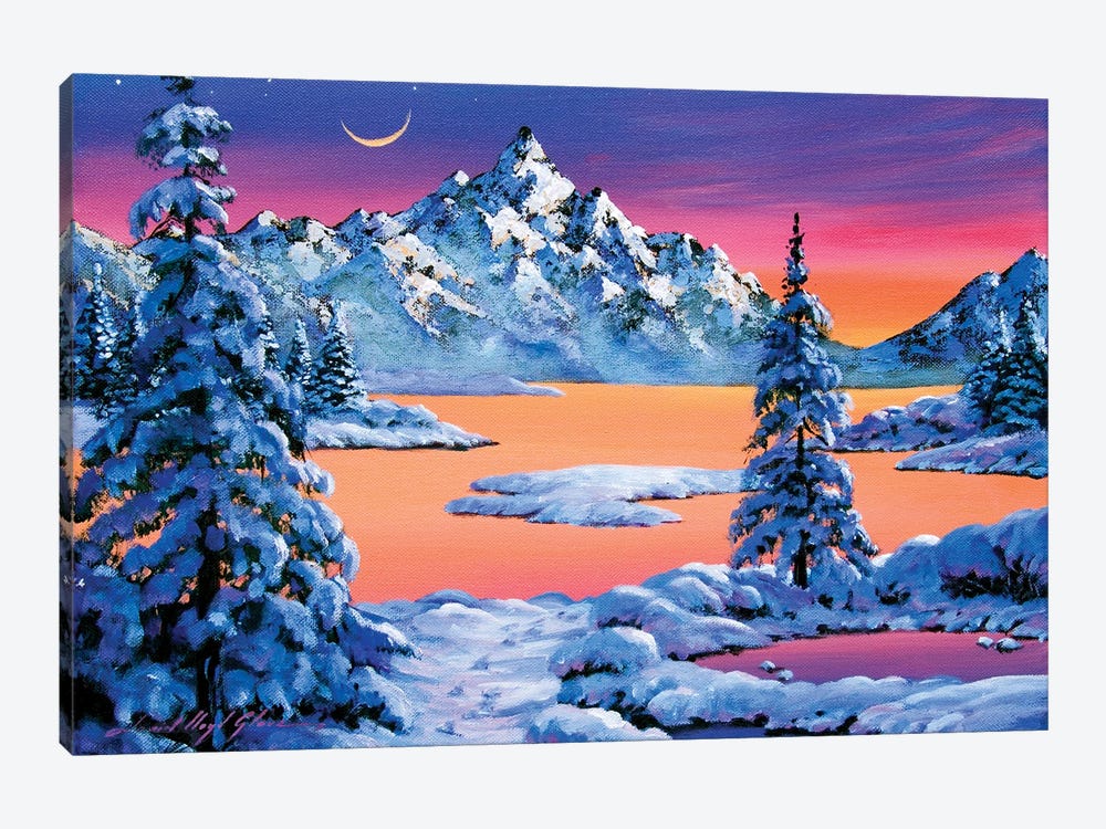 Snow Fantasy by David Lloyd Glover 1-piece Canvas Print