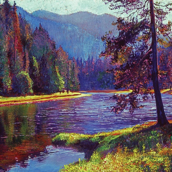 Pine Trees: Lone Pine by David Lloyd Glover