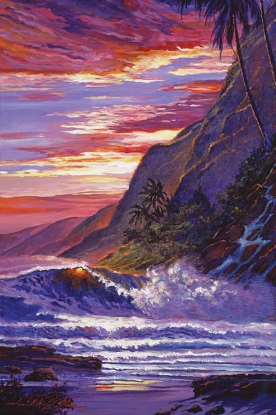 Paradise Beach Hawaii by David Lloyd Glover canvas print