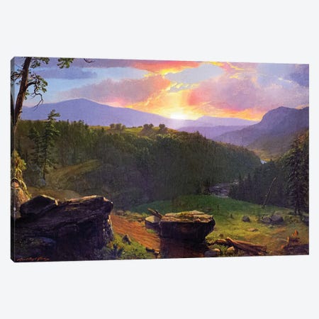 Sunset Over Big Rocks Canvas Print #DLG184} by David Lloyd Glover Canvas Art Print