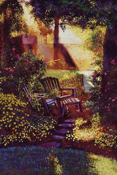 Sunshine Garden by David Lloyd Glover framed wall art