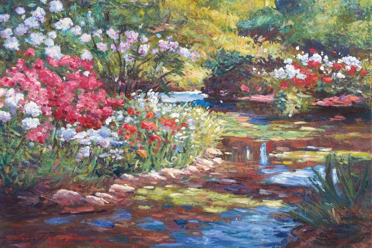 Spring Garden In Old Lyme Plein Aire