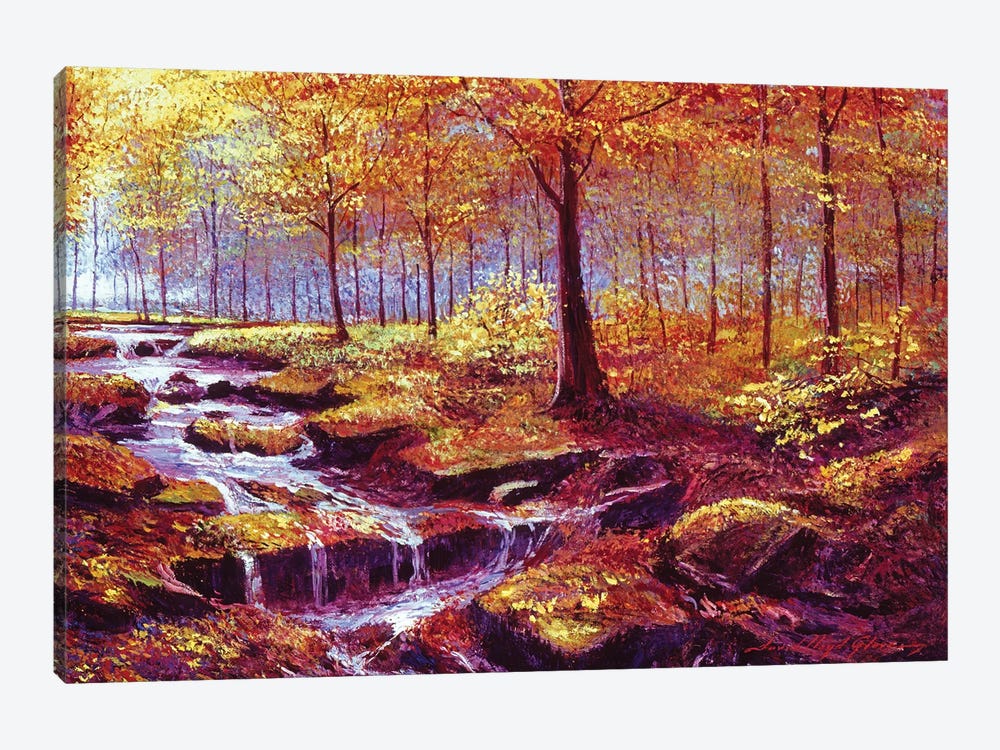 Autumn In Goldstream Park by David Lloyd Glover 1-piece Art Print