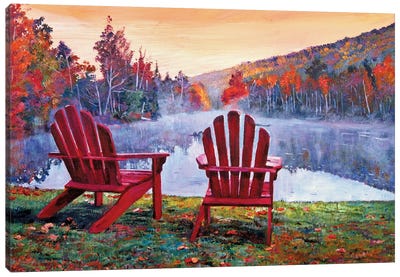 Vermont Romance Canvas Art Print - Plein Air Paintings
