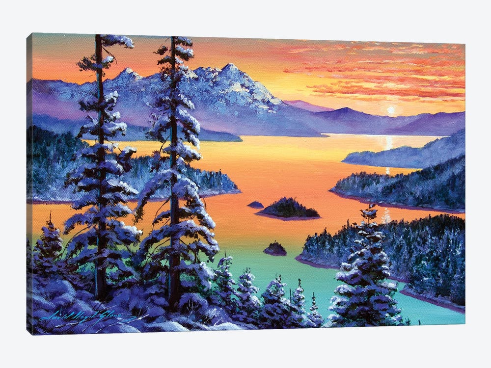 Winter Vista by David Lloyd Glover 1-piece Art Print