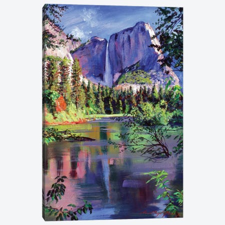 Yosemite Falls Canvas Print #DLG231} by David Lloyd Glover Canvas Wall Art